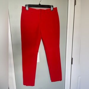 Red-orange Banana Republic Sloan pants